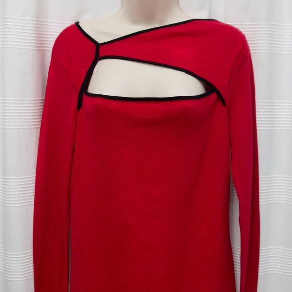 New York & Company Sweaters - NY&Co Asymmetrical Cutout Sweater